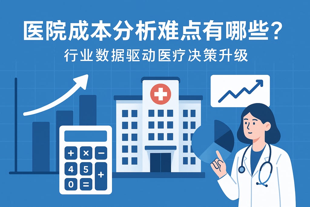 医院成本分析难点有哪些？行业数据驱动医疗决策升级