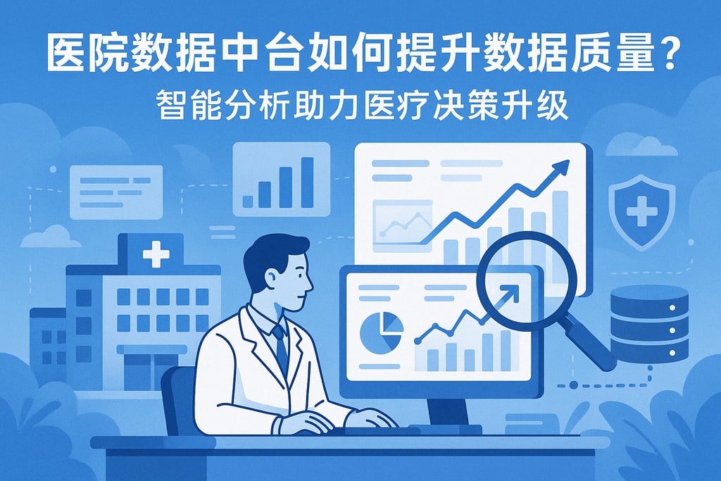 医院数据中台如何提升数据质量？智能分析助力医疗决策升级