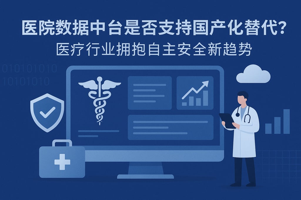 医院数据中台是否支持国产化替代？医疗行业拥抱自主安全新趋势