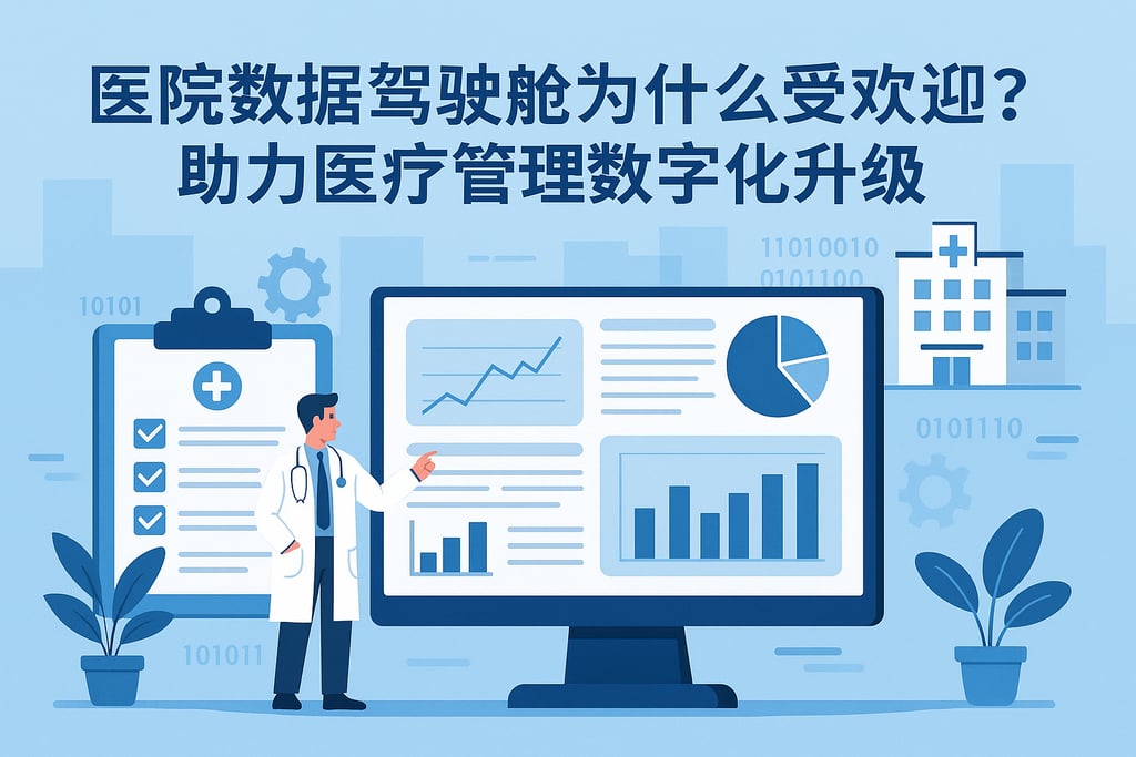 医院数据驾驶舱为什么受欢迎？助力医疗管理数字化升级
