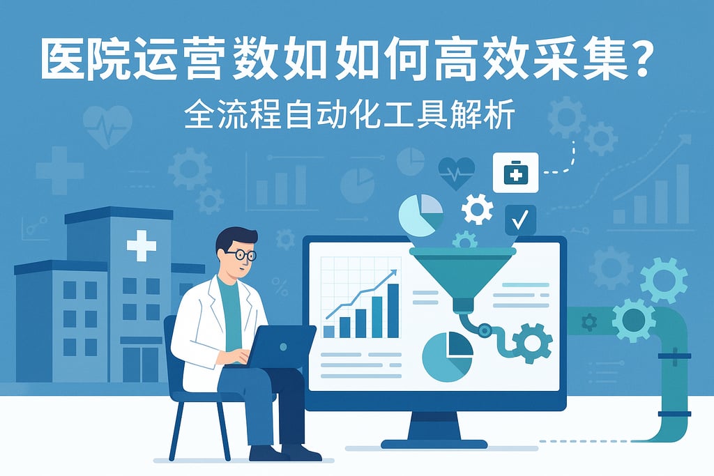 医院运营数据如何高效采集？全流程自动化工具解析