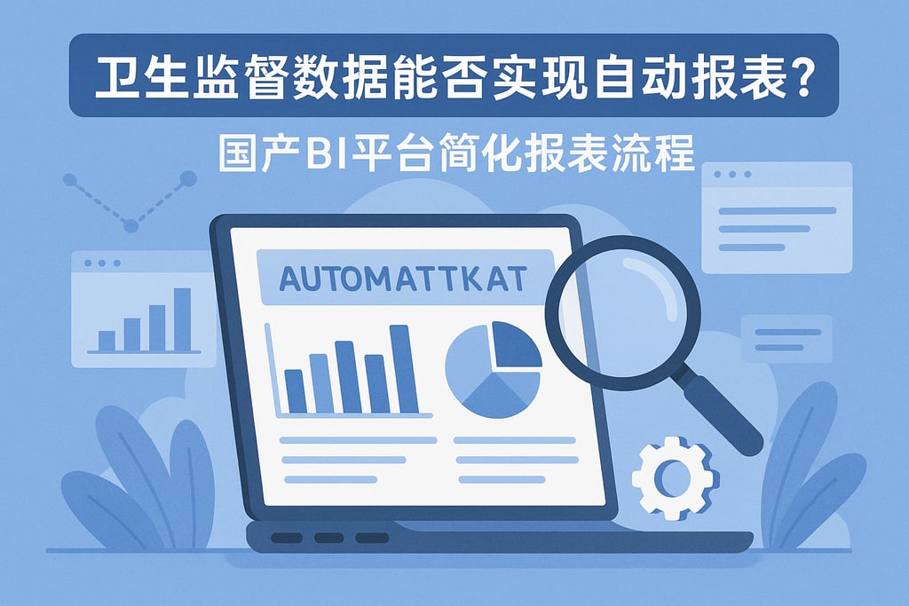卫生监督数据能否实现自动报表？国产BI平台简化报表流程