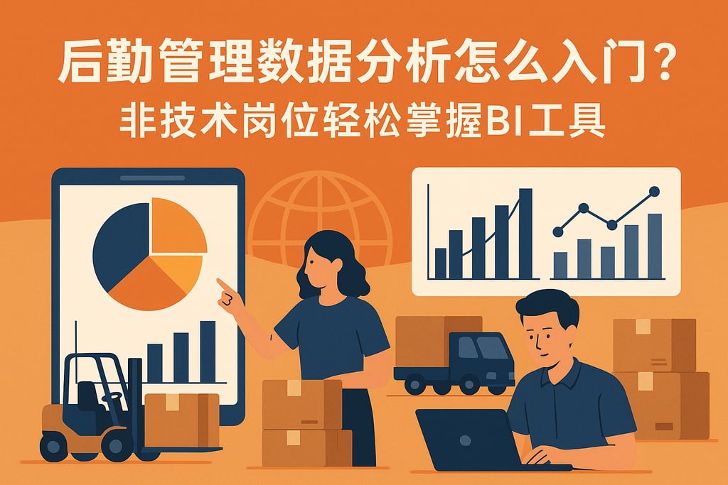 后勤管理数据分析怎么入门？非技术岗位轻松掌握BI工具
