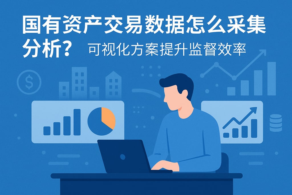 国有资产交易数据怎么采集分析？可视化方案提升监督效率
