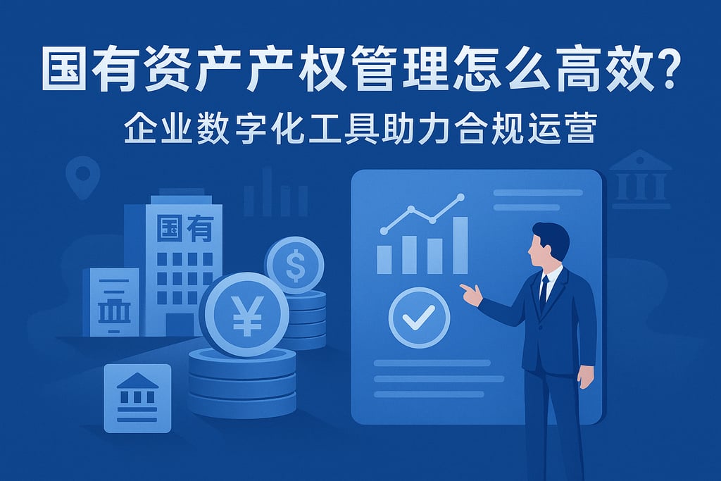 国有资产产权管理怎么高效？企业数字化工具助力合规运营