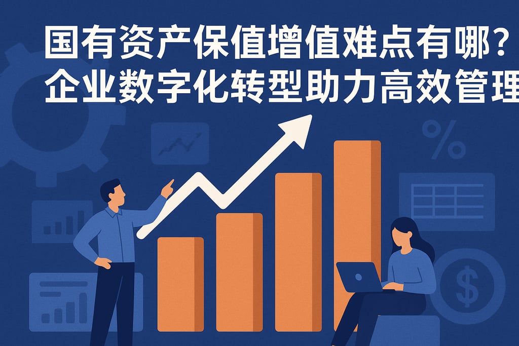 国有资产保值增值难点有哪些？企业数字化转型助力高效管理