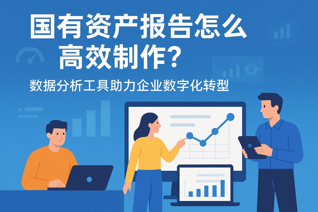 国有资产报告怎么高效制作？数据分析工具助力企业数字化转型