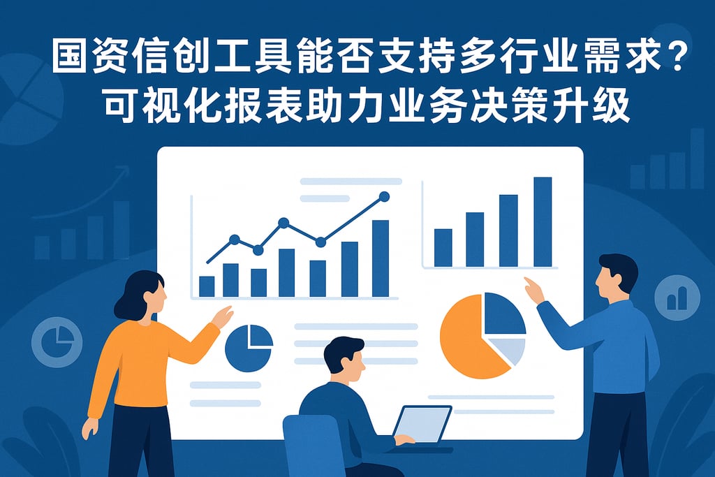 国资信创工具能否支持多行业需求？可视化报表助力业务决策升级
