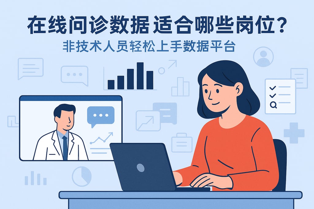 在线问诊数据适合哪些岗位？非技术人员轻松上手数据平台