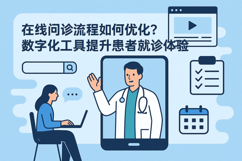 在线问诊流程如何优化？数字化工具提升患者就诊体验