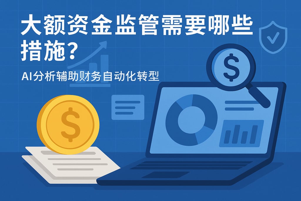 大额资金监管需要哪些措施？AI分析辅助财务自动化转型