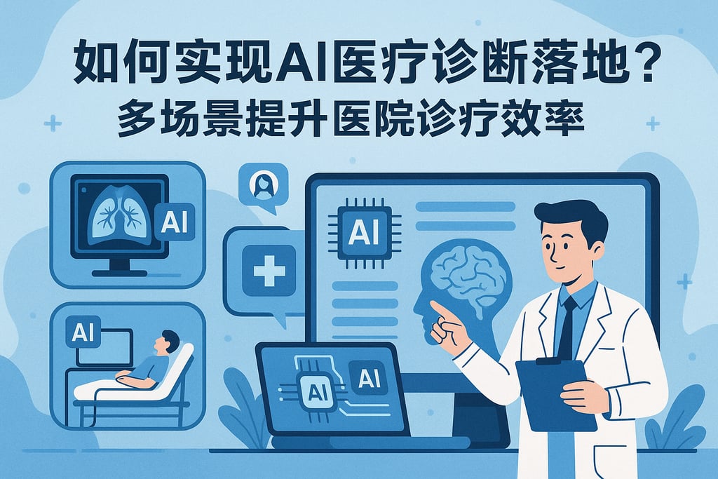 如何实现AI医疗诊断落地？多场景提升医院诊疗效率
