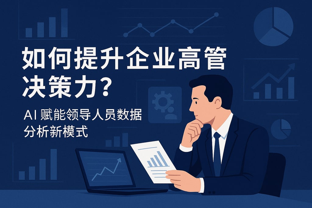 如何提升企业高管决策力？AI赋能领导人员数据分析新模式