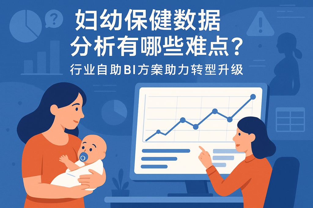 妇幼保健数据分析有哪些难点？行业自助BI方案助力转型升级