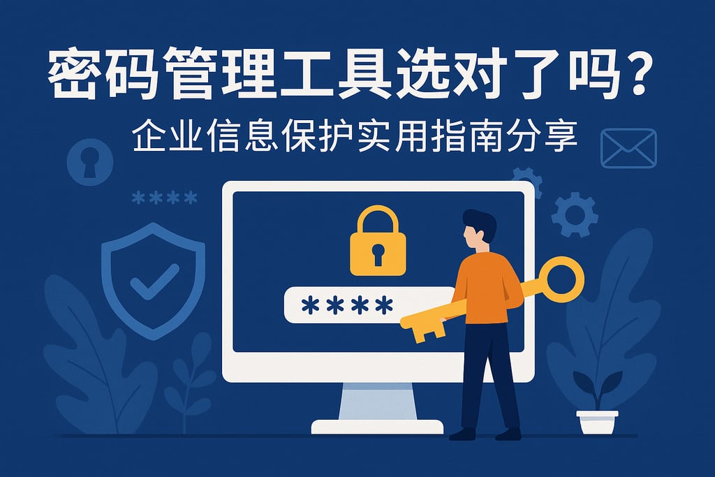 密码管理工具选对了吗？企业信息保护实用指南分享
