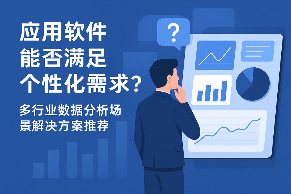 应用软件能否满足个性化需求？多行业数据分析场景解决方案推荐