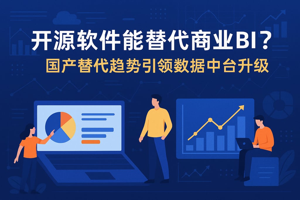 开源软件能替代商业BI吗？国产替代趋势引领数据中台升级