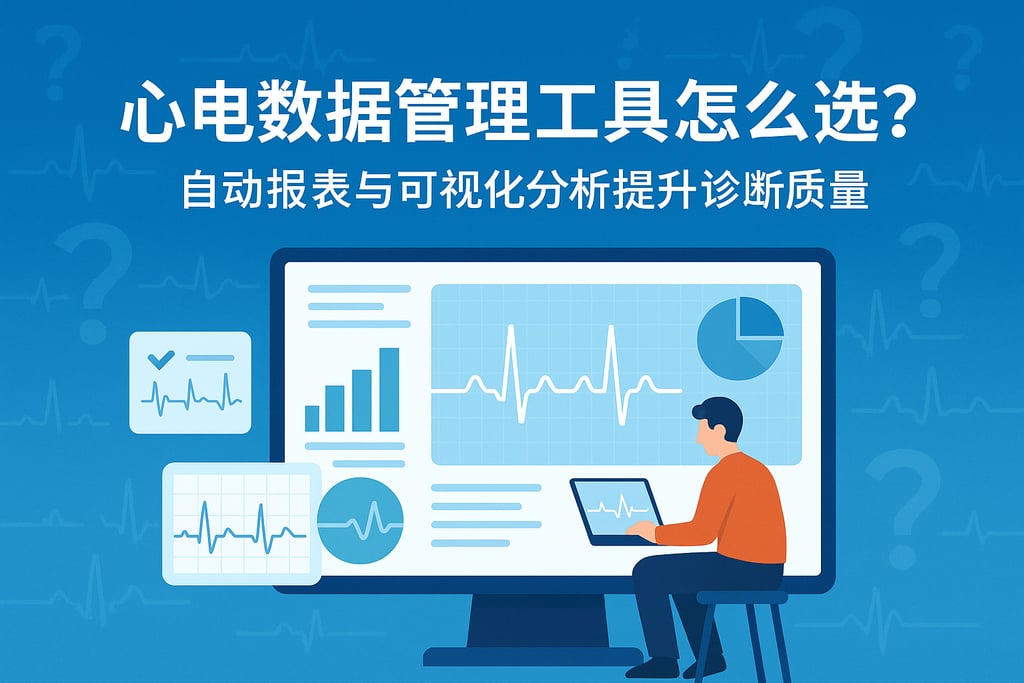 心电数据管理工具怎么选？自动报表与可视化分析提升诊断质量