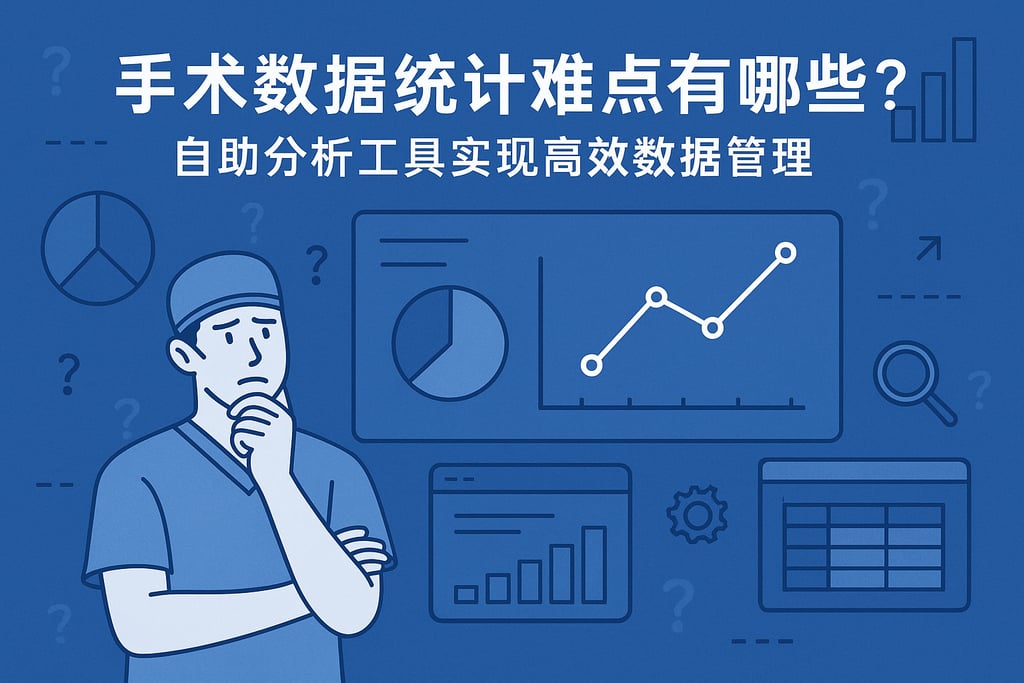 手术数据统计难点有哪些？自助分析工具实现高效数据管理