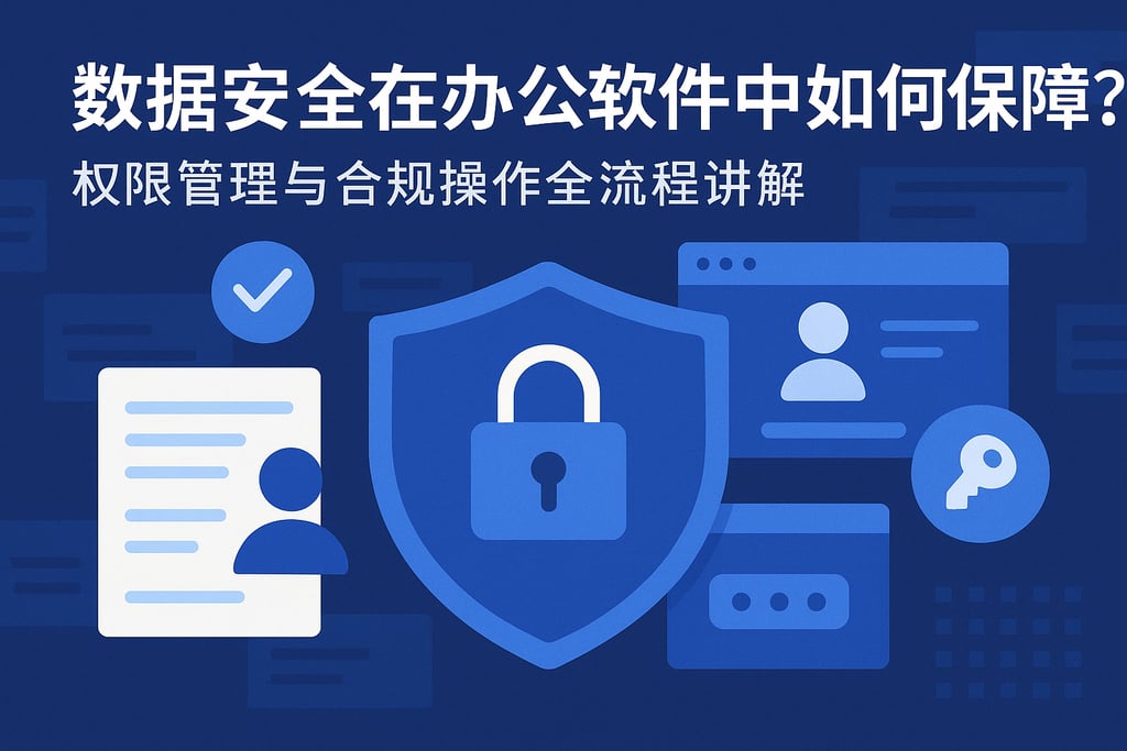 数据安全在办公软件中如何保障？权限管理与合规操作全流程讲解