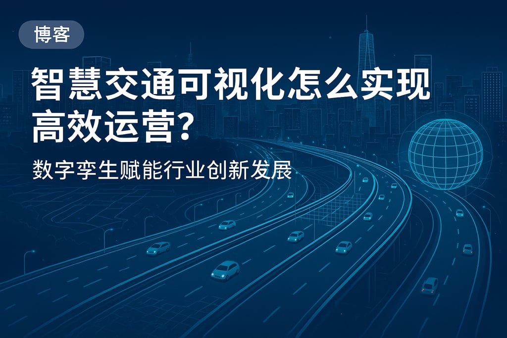 智慧交通可视化怎么实现高效运营？数字孪生赋能行业创新发展