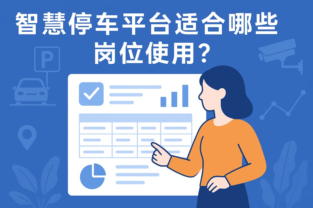 智慧停车平台适合哪些岗位使用？非技术人员轻松掌握数据报表