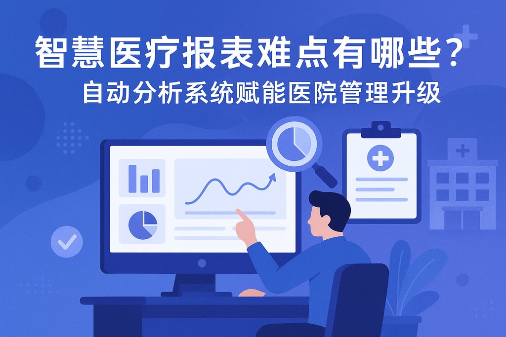 智慧医疗报表难点有哪些？自动分析系统赋能医院管理升级