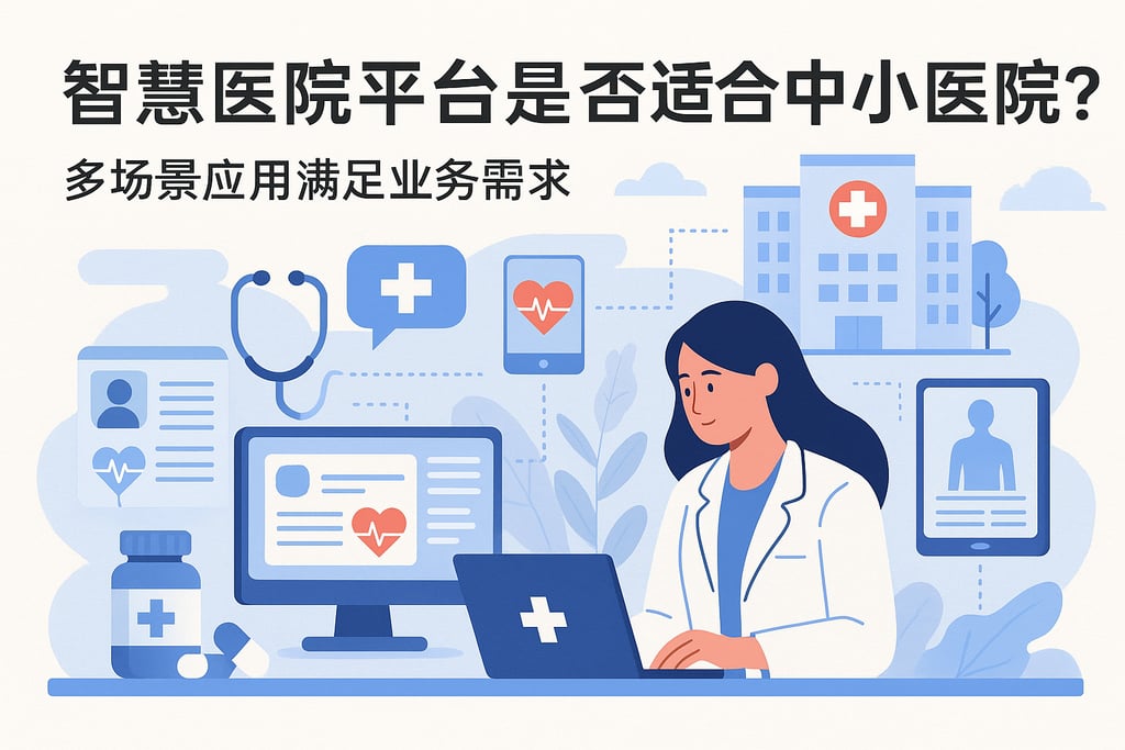 智慧医院平台是否适合中小医院？多场景应用满足业务需求