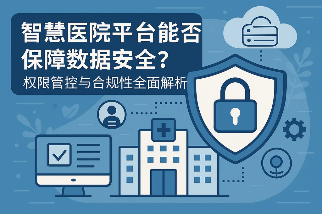 智慧医院平台能否保障数据安全？权限管控与合规性全面解析