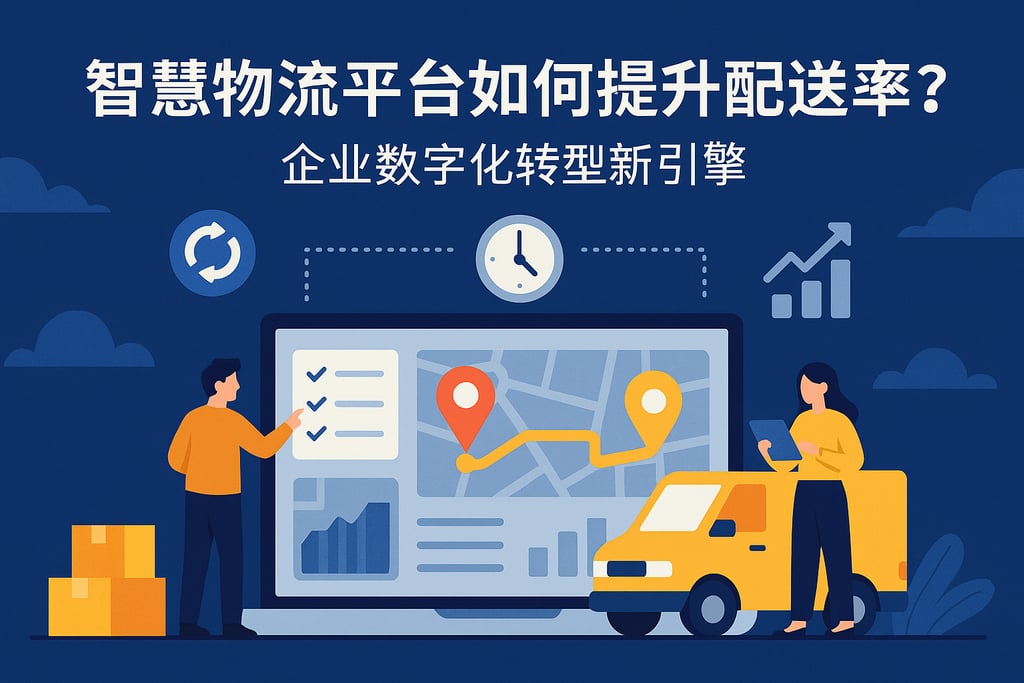 智慧物流平台如何提升配送效率？企业数字化转型新引擎