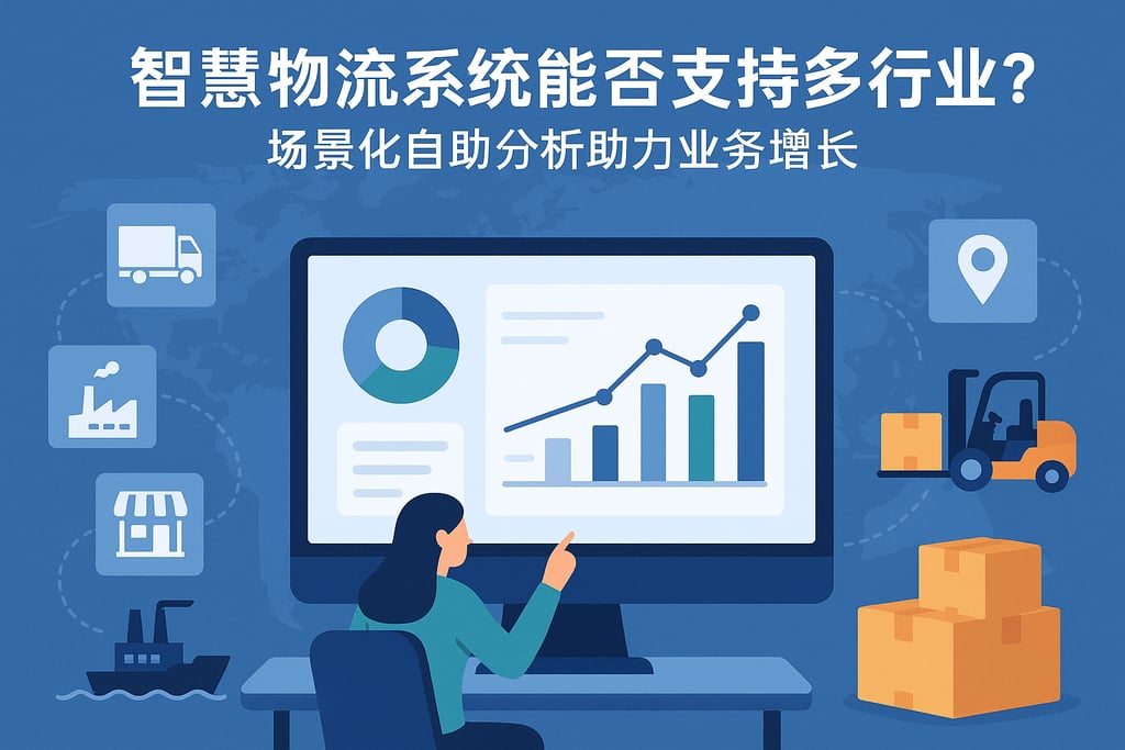智慧物流系统能否支持多行业？场景化自助分析助力业务增长
