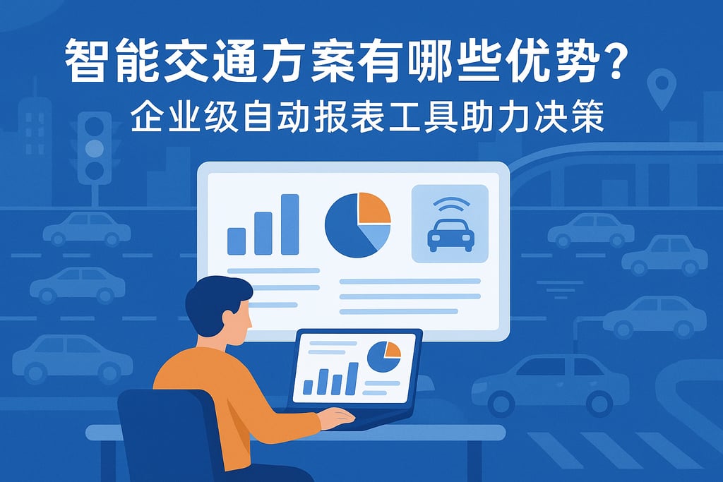 智能交通方案有哪些优势？企业级自动报表工具助力决策