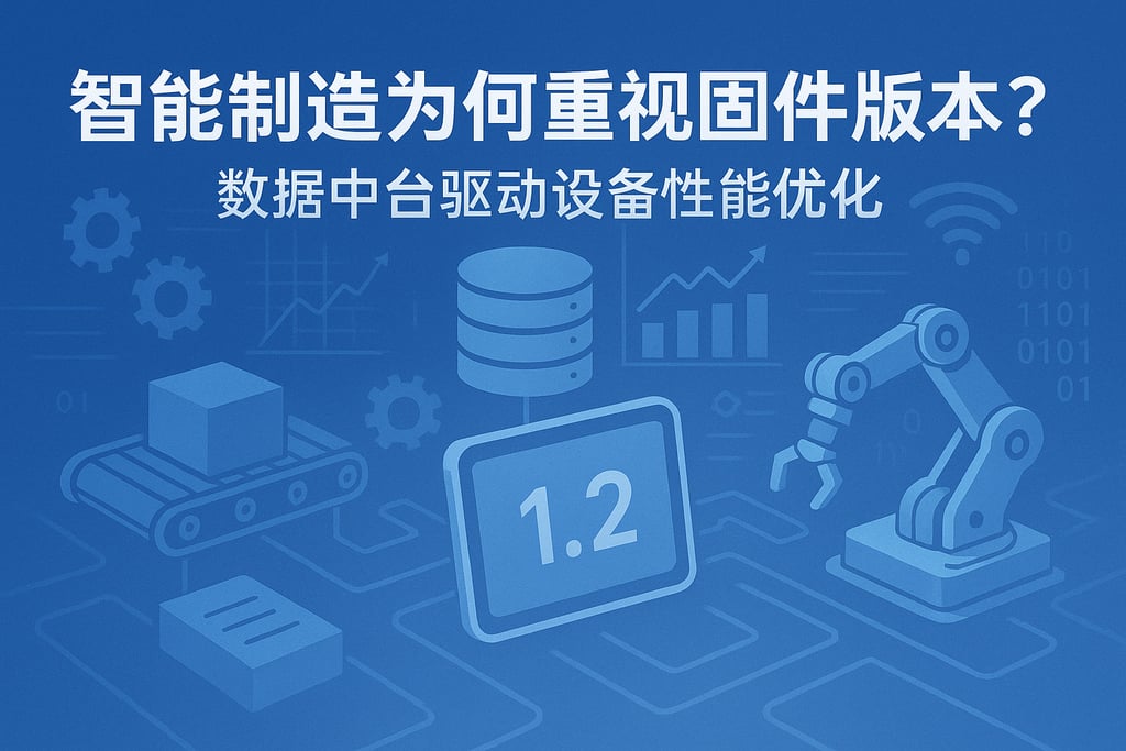 智能制造为何重视固件版本？数据中台驱动设备性能优化