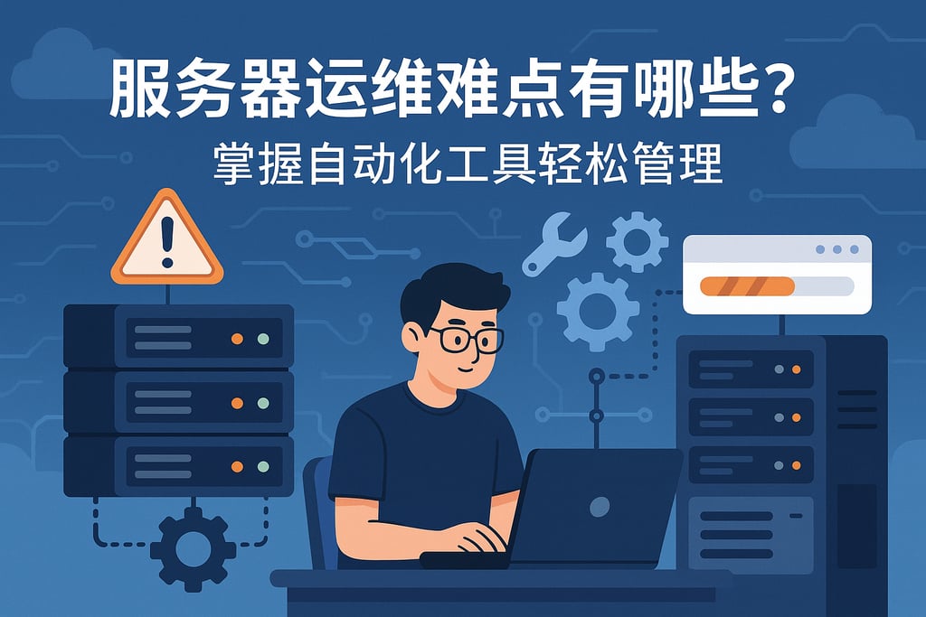 服务器运维难点有哪些？掌握自动化工具轻松管理