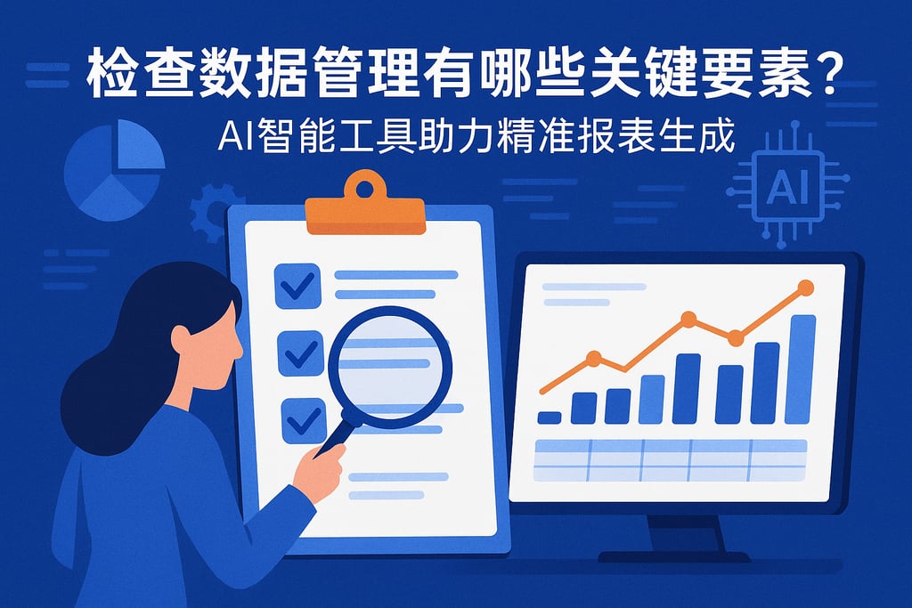 检查数据管理有哪些关键要素？AI智能工具助力精准报表生成