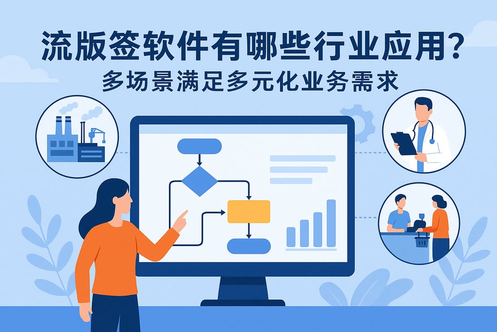 流版签软件有哪些行业应用？多场景满足多元化业务需求
