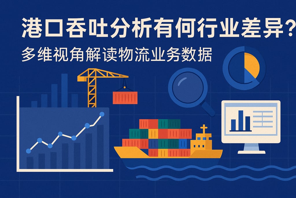 港口吞吐分析有何行业差异？多维视角解读物流业务数据
