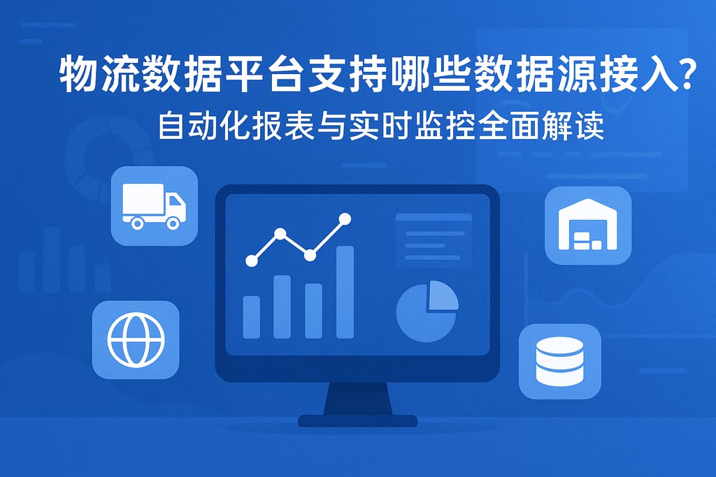 物流数据平台支持哪些数据源接入？自动化报表与实时监控全面解读