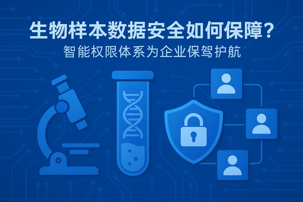 生物样本数据安全如何保障？智能权限体系为企业保驾护航
