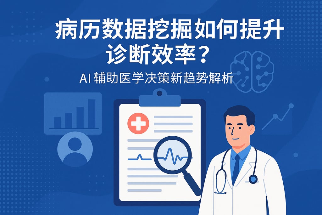 病历数据挖掘如何提升诊断效率？AI辅助医学决策新趋势解析