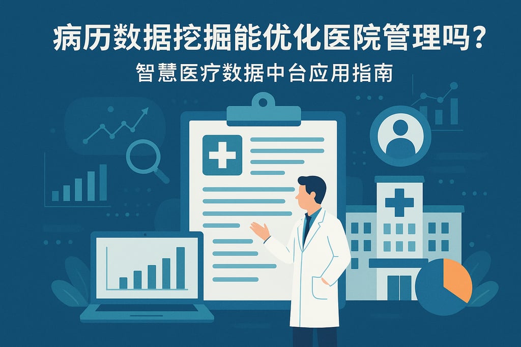 病历数据挖掘能优化医院管理吗？智慧医疗数据中台应用指南