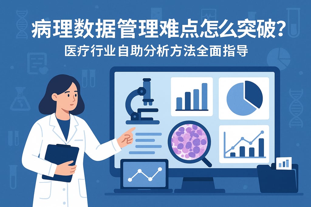 病理数据管理难点怎么突破？医疗行业自助分析方法全面指导