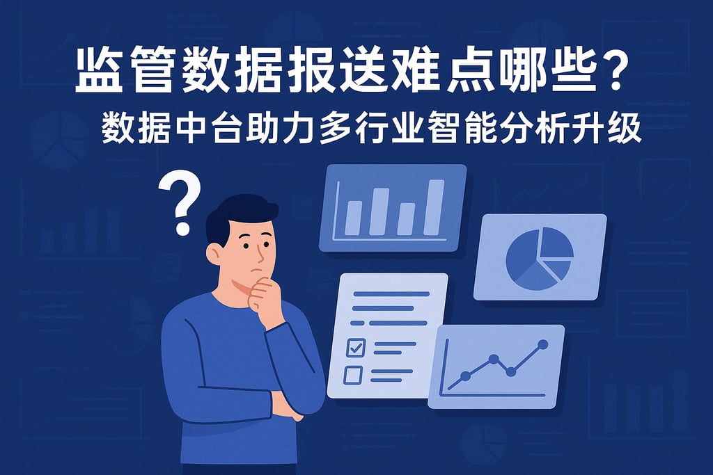 监管数据报送难点有哪些？数据中台助力多行业智能分析升级