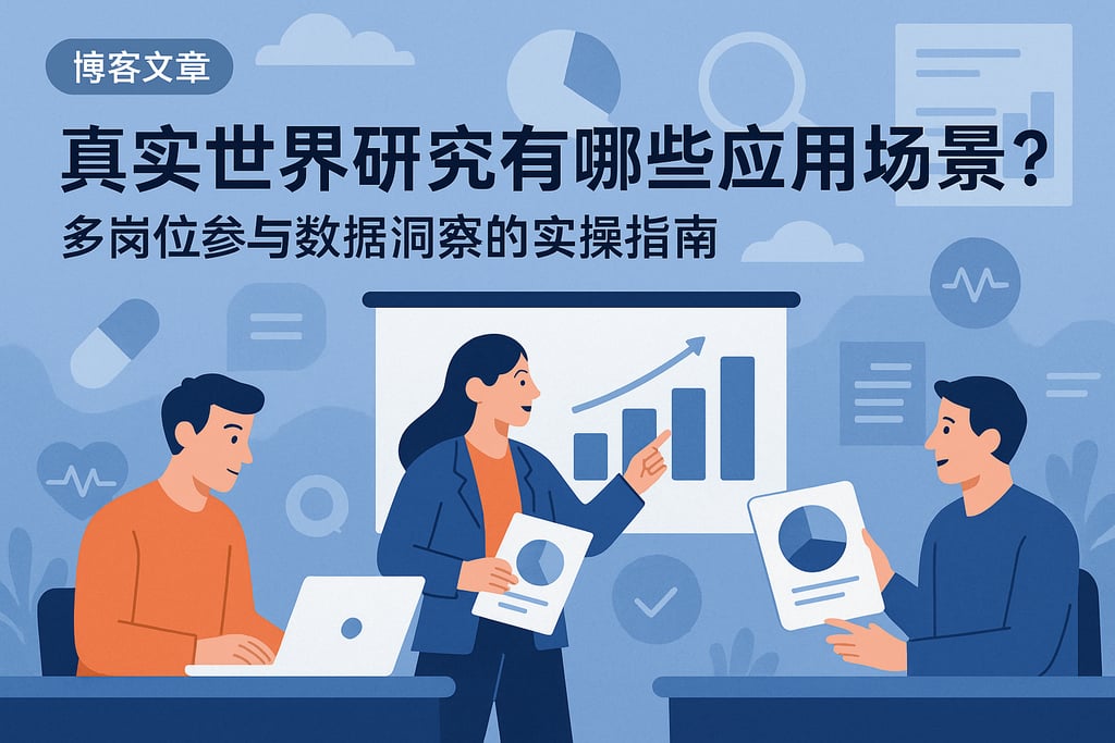 真实世界研究有哪些应用场景？多岗位参与数据洞察的实操指南