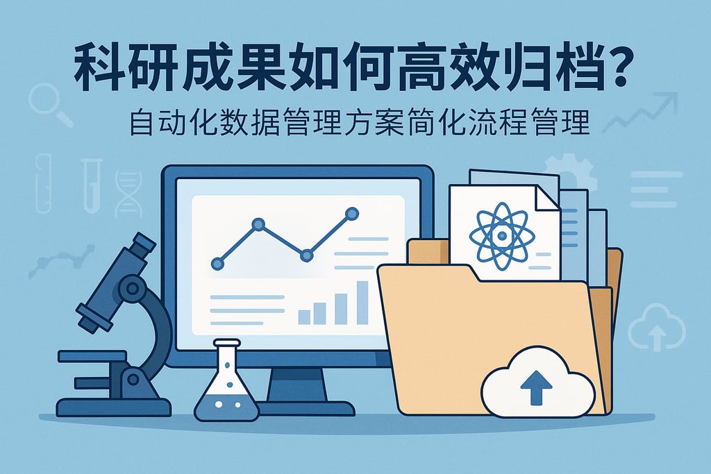 科研成果如何高效归档？自动化数据管理方案简化流程管理