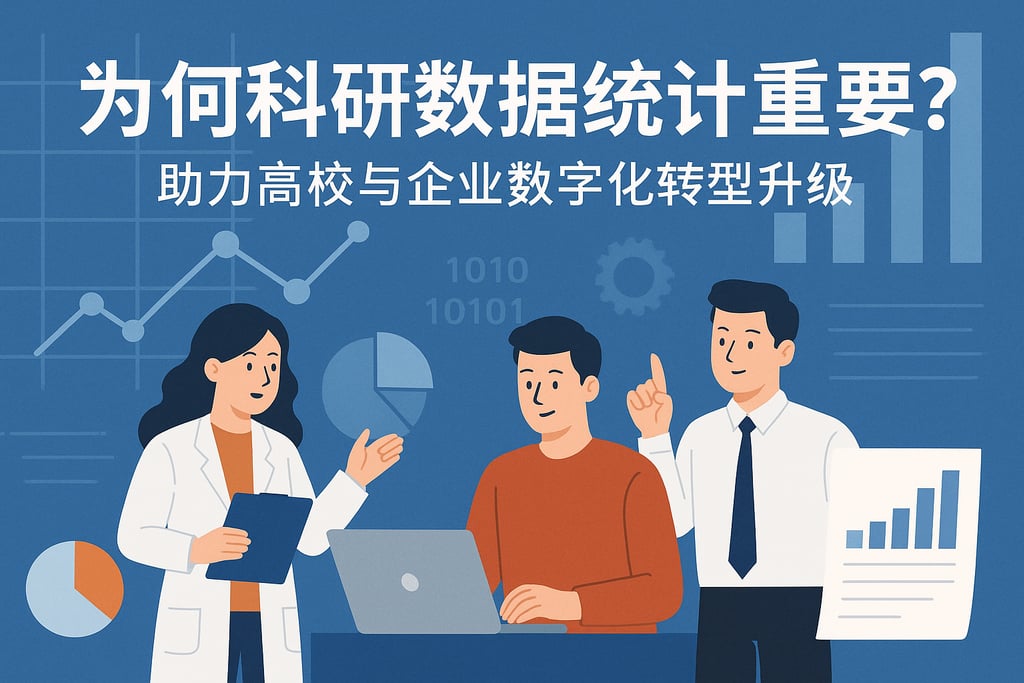 科研数据统计为何重要？助力高校与企业数字化转型升级