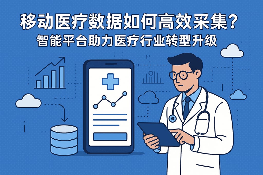 移动医疗数据如何高效采集？智能平台助力医疗行业转型升级
