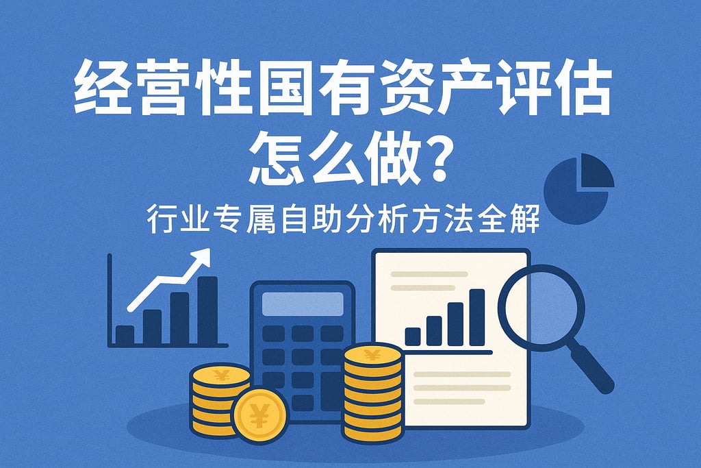 经营性国有资产评估怎么做？行业专属自助分析方法全解