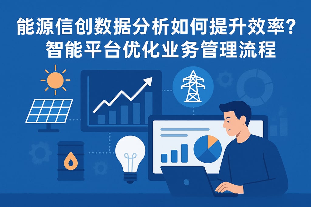 能源信创数据分析如何提升效率？智能平台优化业务管理流程