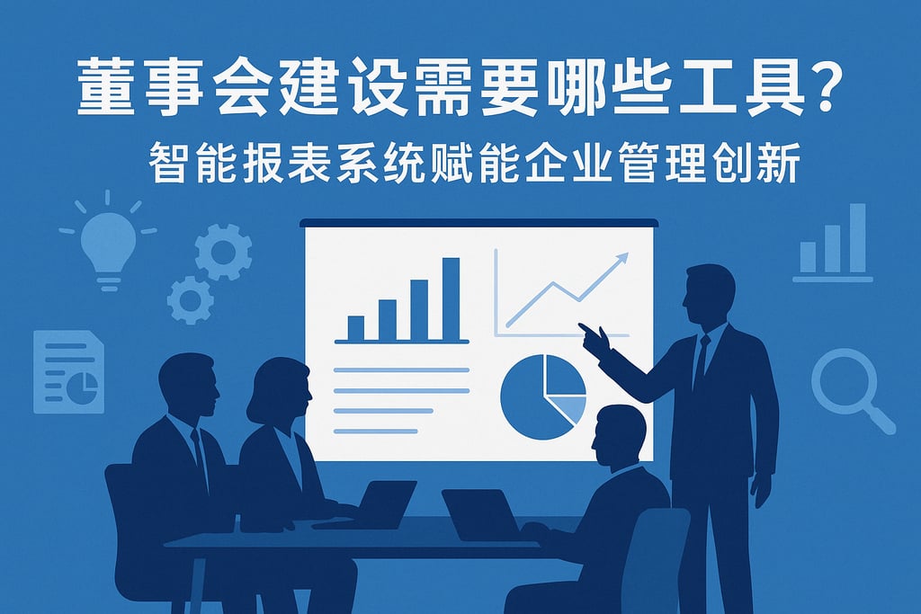 董事会建设需要哪些工具？智能报表系统赋能企业管理创新
